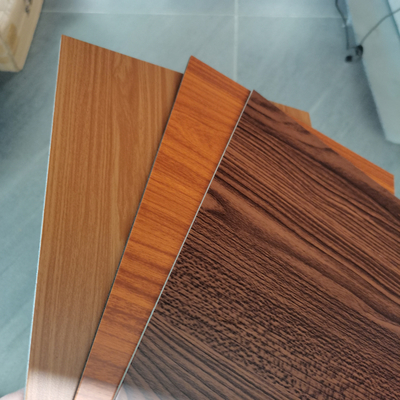 Houten het Aluminium Samengesteld Comité 1220mm van PVDF voor Bouwmaterialen