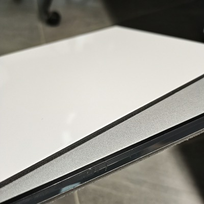 Het Comité van het flits het Zilveren PVDF Aluminium Samengestelde Hoge Dimensionale Blad van de Stabiliteitsreclame